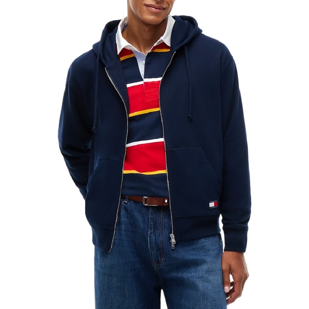 TOMMY JEANS RLX NEW CLASSICS FZ ΖΑΚΕΤΑ ΦΟΥΤΕΡ ΑΝΔΡΙΚΗ NAVY