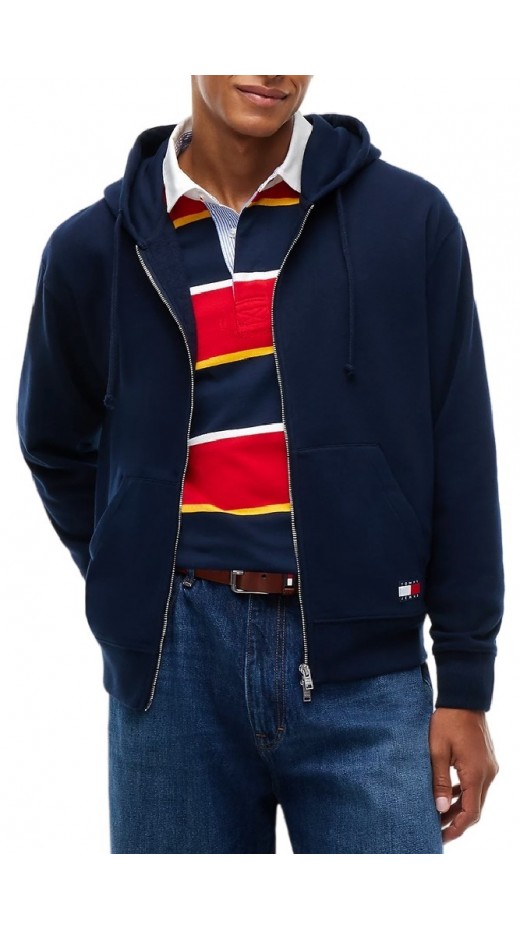 TOMMY JEANS RLX NEW CLASSICS FZ ΖΑΚΕΤΑ ΦΟΥΤΕΡ ΑΝΔΡΙΚΗ NAVY