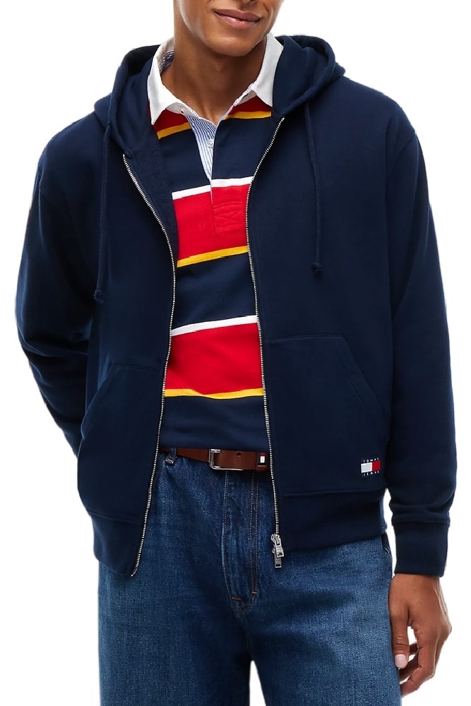 TOMMY JEANS RLX NEW CLASSICS FZ ΖΑΚΕΤΑ ΦΟΥΤΕΡ ΑΝΔΡΙΚΗ NAVY