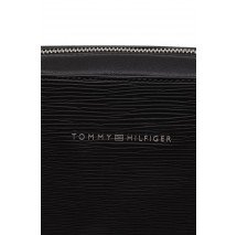 TOMMY HILFIGER BUSINESS SAFFIANO MINI REPORTER ΤΣΑΝΤΑ ΑΝΔΡΙΚΗ BLACK