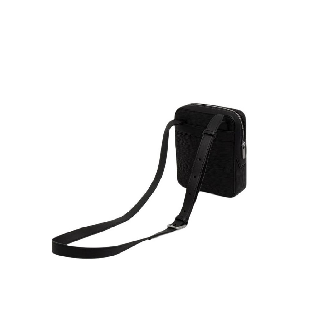 TOMMY HILFIGER BUSINESS SAFFIANO MINI REPORTER ΤΣΑΝΤΑ ΑΝΔΡΙΚΗ BLACK