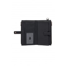 GUESS MAXINE SLG DBL ZIP ORGANIZER ΠΟΡΤΟΦΟΛΙ ΓΥΝΑΙΚΕΙΟ BLACK
