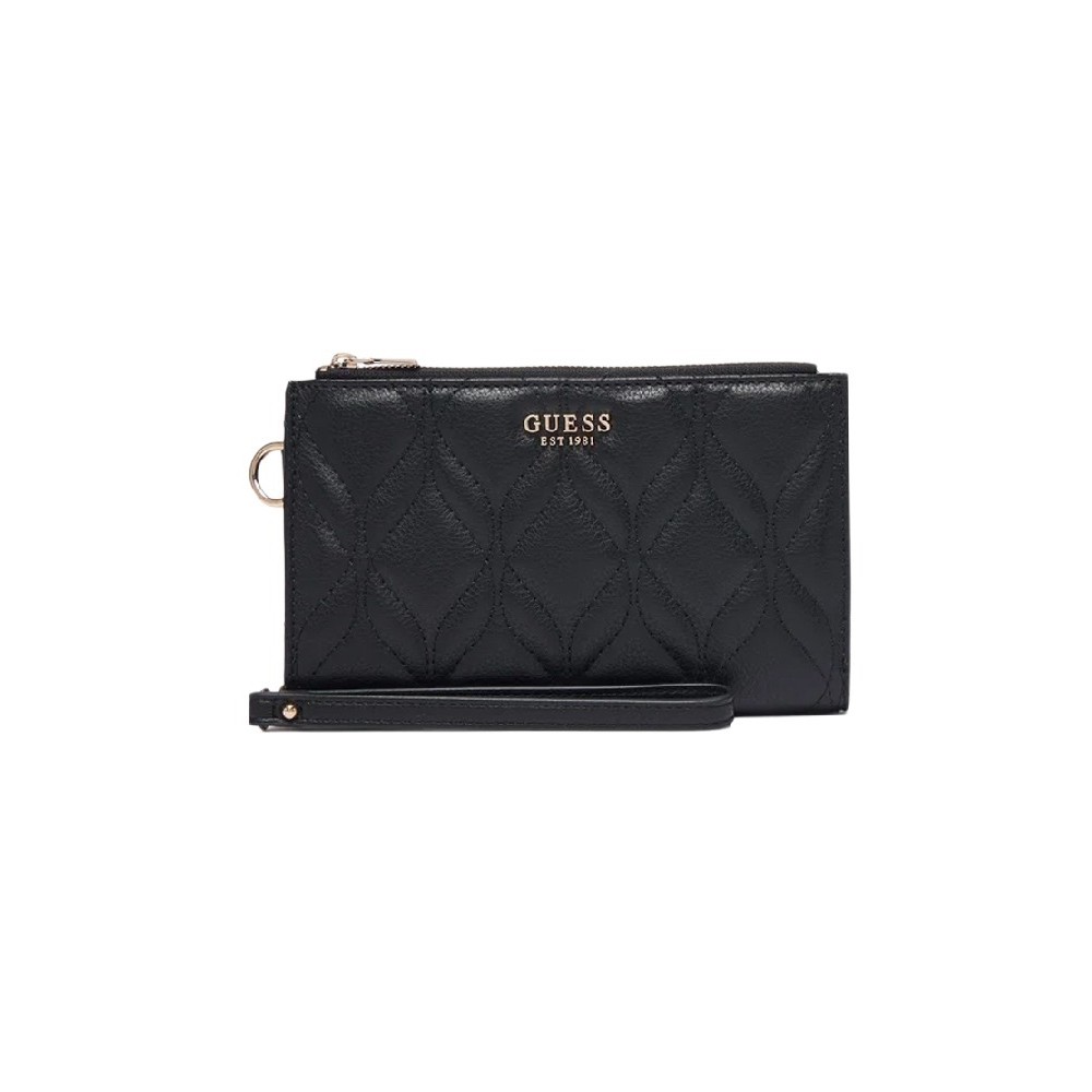 GUESS MAXINE SLG DBL ZIP ORGANIZER ΠΟΡΤΟΦΟΛΙ ΓΥΝΑΙΚΕΙΟ BLACK
