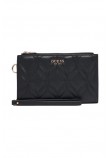 GUESS MAXINE SLG DBL ZIP ORGANIZER ΠΟΡΤΟΦΟΛΙ ΓΥΝΑΙΚΕΙΟ BLACK