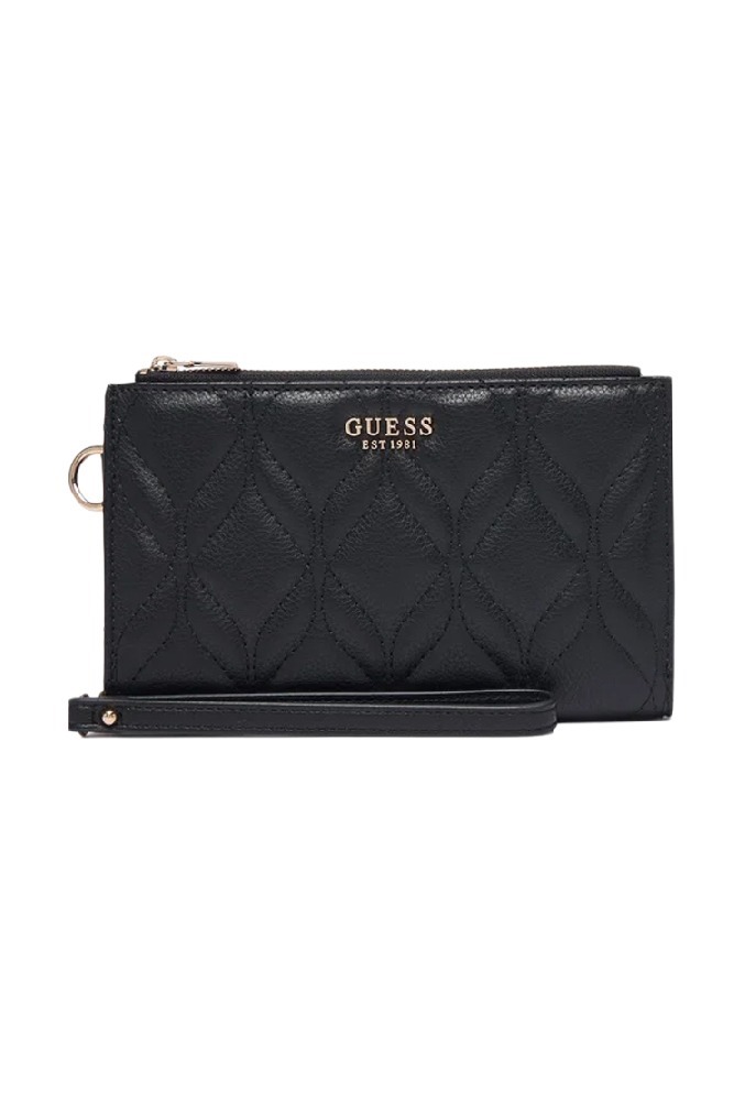 GUESS MAXINE SLG DBL ZIP ORGANIZER ΠΟΡΤΟΦΟΛΙ ΓΥΝΑΙΚΕΙΟ BLACK
