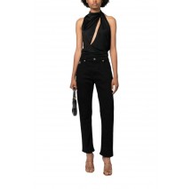 VERSACE JEANS COUTURE BOY SLIM RIVER ΠΑΝΤΕΛΟΝΙ ΓΥΝΑΙΚΕΙΟ BLACK DENIM