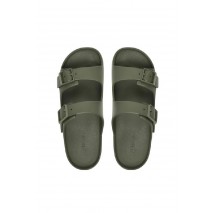 CALVIN KLEIN ERGON EVA DOUBLE BAR SANDAL ΠΑΝΤΟΦΛΑ ΑΝΔΡΙΚΗ MILITARY GREEN