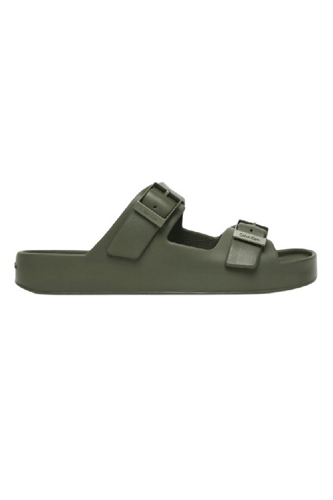 CALVIN KLEIN ERGON EVA DOUBLE BAR SANDAL ΠΑΝΤΟΦΛΑ ΑΝΔΡΙΚΗ MILITARY GREEN