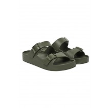 CALVIN KLEIN ERGON EVA DOUBLE BAR SANDAL ΠΑΝΤΟΦΛΑ ΑΝΔΡΙΚΗ MILITARY GREEN
