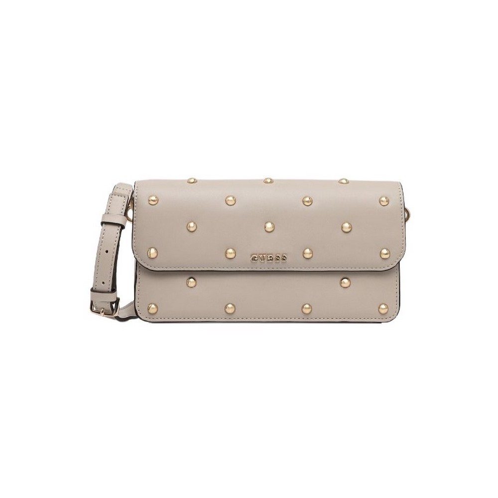 GUESS SADIE FLAP SHOULDER BAG ΤΣΑΝΤΑ ΓΥΝΑΙΚΕΙΑ TAUPE