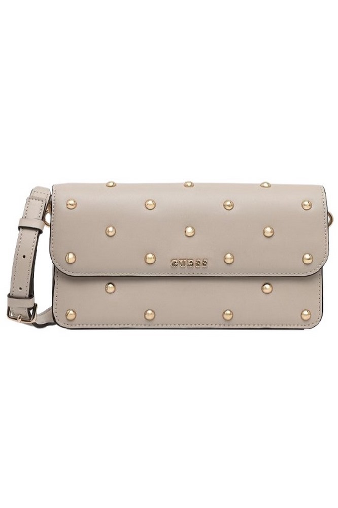 GUESS SADIE FLAP SHOULDER BAG ΤΣΑΝΤΑ ΓΥΝΑΙΚΕΙΑ TAUPE