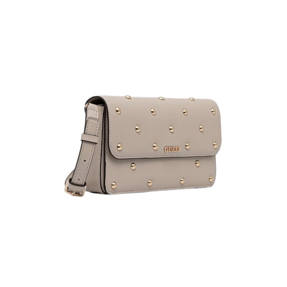 GUESS SADIE FLAP SHOULDER BAG ΤΣΑΝΤΑ ΓΥΝΑΙΚΕΙΑ TAUPE