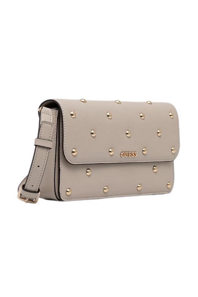 GUESS SADIE FLAP SHOULDER BAG ΤΣΑΝΤΑ ΓΥΝΑΙΚΕΙΑ TAUPE