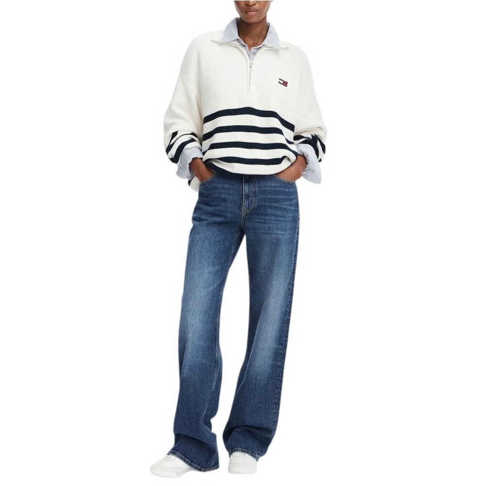 TOMMY JEANS MIA MR RLXD STR BJ0155 ΤΖΙΝ ΠΑΝΤΕΛΟΝΙ ΓΥΝΑΙΚΕΙΟ DENIM DARK