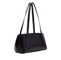 GUESS BROOKE SHOULDER SATCHEL ΤΣΑΝΤΑ ΓΥΝΑΙΚΕΙΑ BLACK