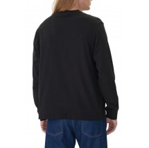 CALVIN KLEIN RLXD STANDARD LOGO CREWNK ΜΠΛΟΥΖΑ ΜΑΚΡΥΜΑΝΙΚΗ ΑΝΔΡΙΚΗ BLACK