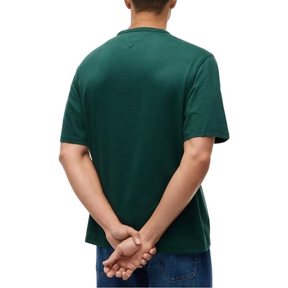 TOMMY JEANS 90S NEW CLASSIC T-SHIRT ΜΠΛΟΥΖΑ ΑΝΔΡΙΚΗ GREEN