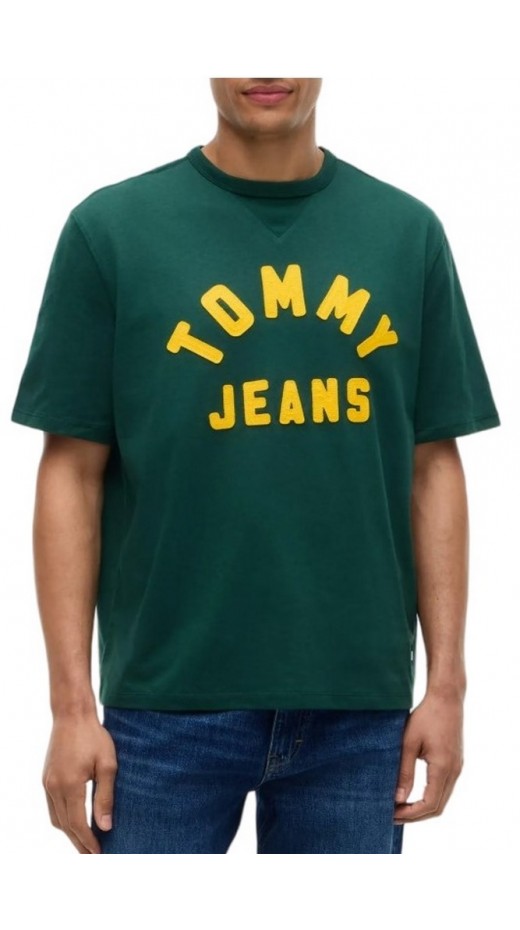 TOMMY JEANS 90S NEW CLASSIC T-SHIRT ΜΠΛΟΥΖΑ ΑΝΔΡΙΚΗ GREEN