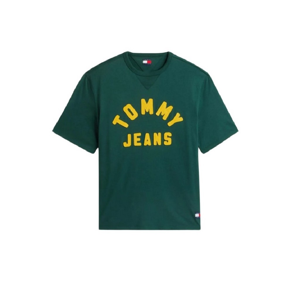 TOMMY JEANS 90S NEW CLASSIC T-SHIRT ΜΠΛΟΥΖΑ ΑΝΔΡΙΚΗ GREEN