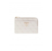 GUESS LAUREL II SLG KEY RING POUCH ΠΟΡΤΟΦΟΛΙ ΓΥΝΑΙΚΕΙΟ OFF WHITE