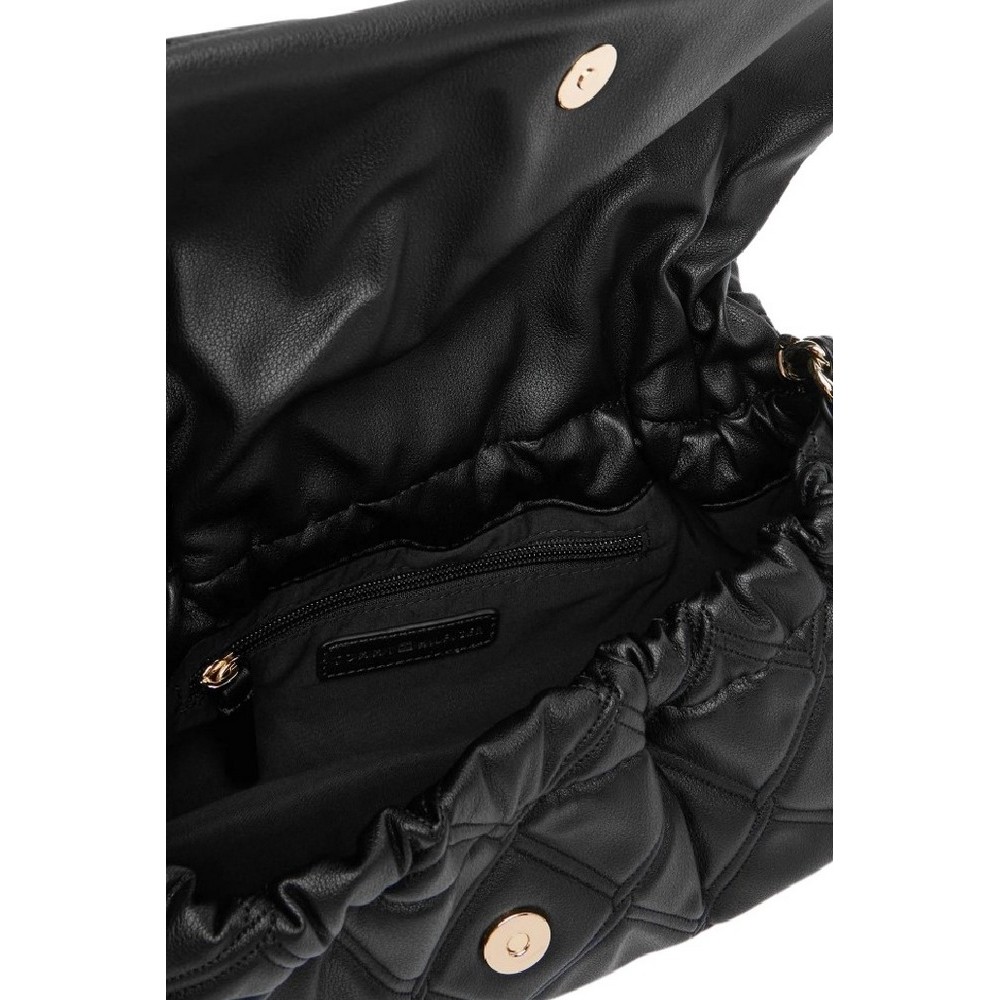 TOMMY HILFIGER FEMININE SHOULDER BAG ΤΣΑΝΤΑ ΓΥΝΑΙΚΕΙΑ BLACK