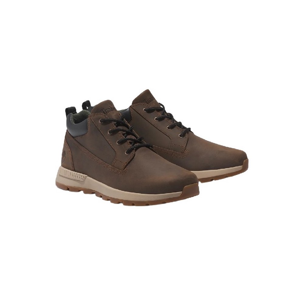 TIMBERLAND LOW LACE UP SNEAKER ΠΑΠΟΥΤΣΙ ΑΝΔΡΙΚΟ DARK BROWN