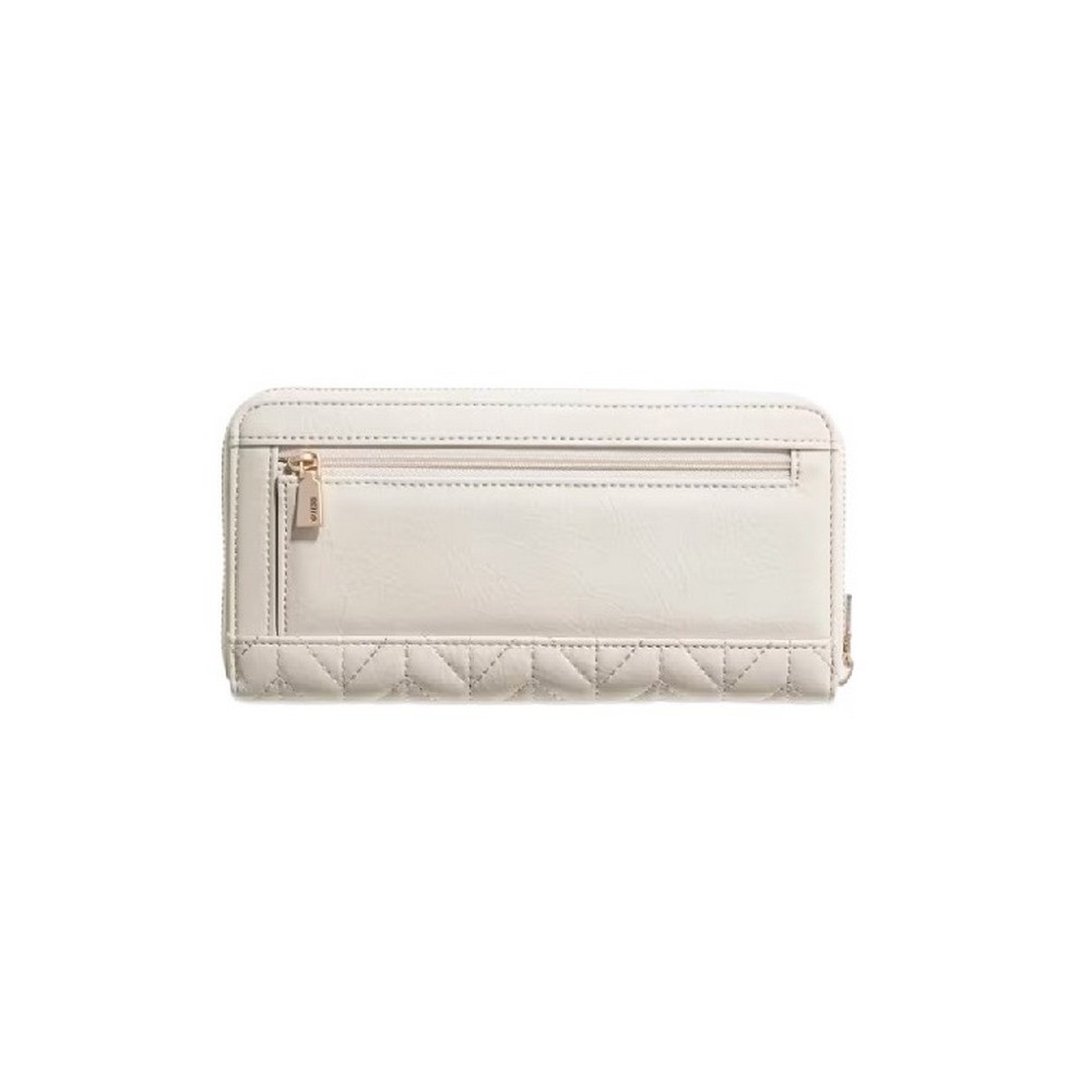 GUESS CHERYL SLG LARGE ZIP AROUND ΠΟΡΤΟΦΟΛΙ ΓΥΝΑΙΚΕΙΟ OFF WHITE