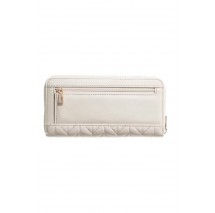 GUESS CHERYL SLG LARGE ZIP AROUND ΠΟΡΤΟΦΟΛΙ ΓΥΝΑΙΚΕΙΟ OFF WHITE