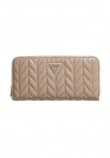 GUESS CHERYL SLG LARGE ZIP AROUND ΠΟΡΤΟΦΟΛΙ ΓΥΝΑΙΚΕΙΟ TAUPE