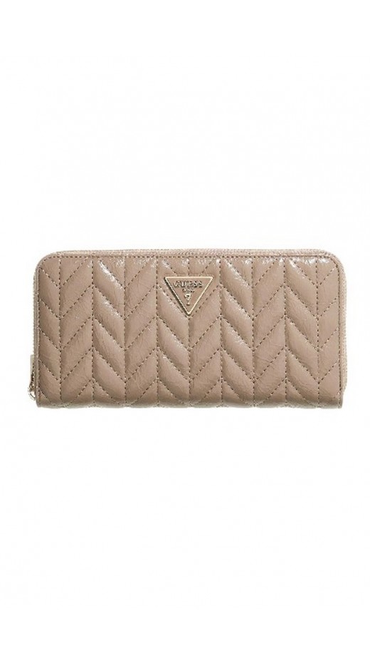 GUESS CHERYL SLG LARGE ZIP AROUND ΠΟΡΤΟΦΟΛΙ ΓΥΝΑΙΚΕΙΟ TAUPE