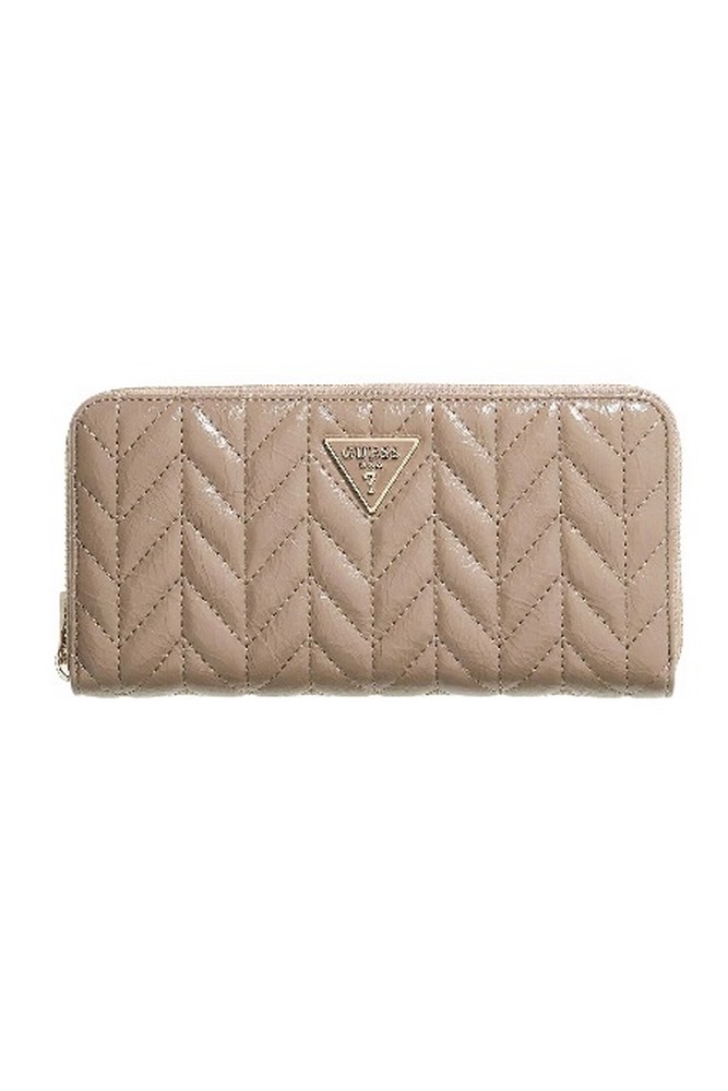 GUESS CHERYL SLG LARGE ZIP AROUND ΠΟΡΤΟΦΟΛΙ ΓΥΝΑΙΚΕΙΟ TAUPE