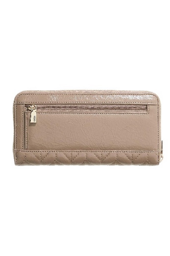 GUESS CHERYL SLG LARGE ZIP AROUND ΠΟΡΤΟΦΟΛΙ ΓΥΝΑΙΚΕΙΟ TAUPE