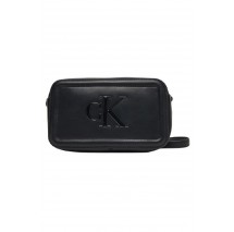 CALVIN KLEIN RAISED CK CAMERA BAG ΤΣΑΝΤΑ ΓΥΝΑΙΚΕΙΑ BLACK