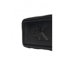 CALVIN KLEIN RAISED CK CAMERA BAG ΤΣΑΝΤΑ ΓΥΝΑΙΚΕΙΑ BLACK