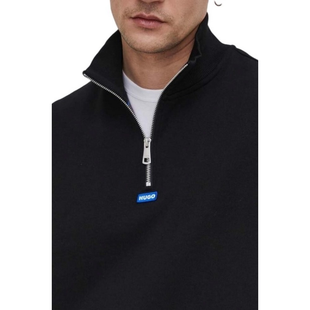 HUGO BOSS NEELER JERSEY SWEATSHIRT ΜΠΛΟΥΖΑ ΦΟΥΤΕΡ ΑΝΔΡΙΚΗ BLACK