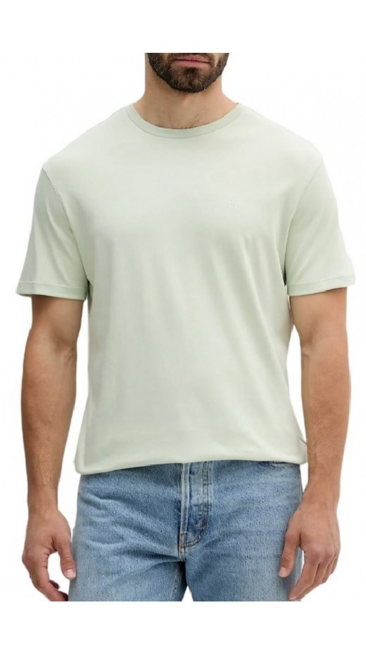 CALVIN KLEIN SUPIMA CHEST EMB CREWNECK T-SHIRT ΜΠΛΟΥΖΑ ΑΝΔΡΙΚΗ LIGHT GREEN