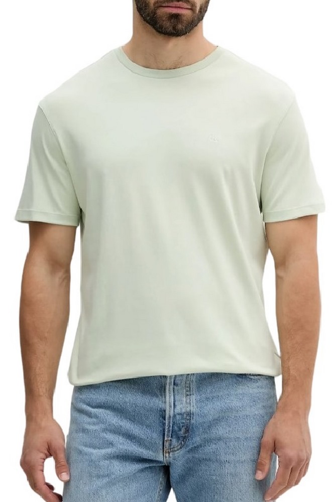 CALVIN KLEIN SUPIMA CHEST EMB CREWNECK T-SHIRT ΜΠΛΟΥΖΑ ΑΝΔΡΙΚΗ LIGHT GREEN