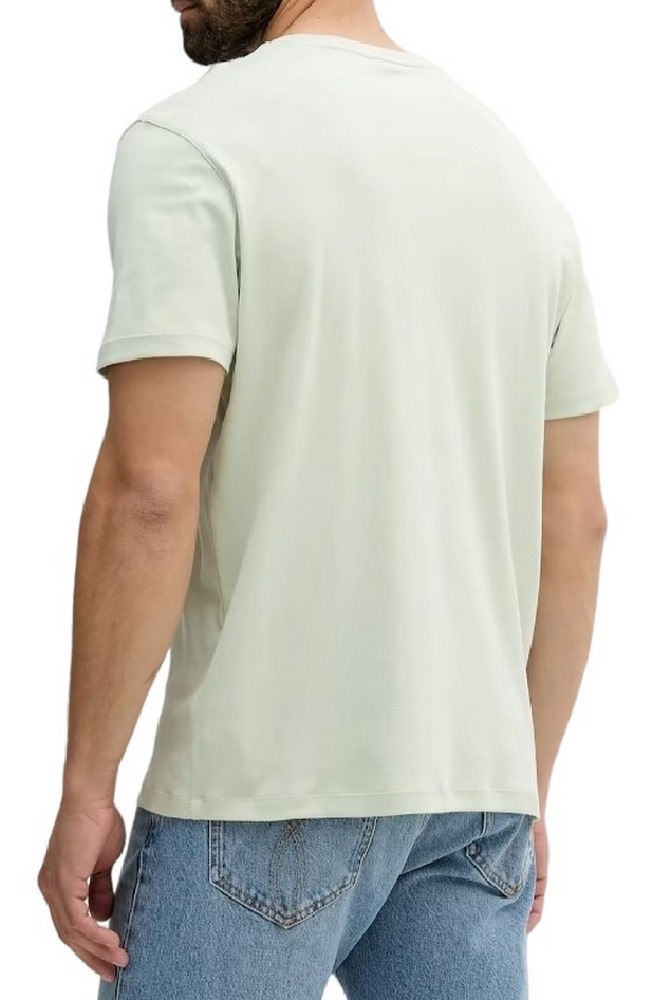 CALVIN KLEIN SUPIMA CHEST EMB CREWNECK T-SHIRT ΜΠΛΟΥΖΑ ΑΝΔΡΙΚΗ LIGHT GREEN