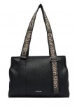CALVIN KLEIN WEBBING ADJ STRAP TOTE ΤΣΑΝΤΑ ΓΥΝΑΙΚΕΙΑ BLACK