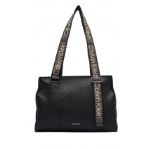 CALVIN KLEIN WEBBING ADJ STRAP TOTE ΤΣΑΝΤΑ ΓΥΝΑΙΚΕΙΑ BLACK