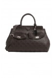 GUESS BLAKE LARGE SATCHEL ΤΣΑΝΤΑ ΓΥΝΑΙΚΕΙΑ BROWN