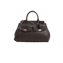 GUESS BLAKE LARGE SATCHEL ΤΣΑΝΤΑ ΓΥΝΑΙΚΕΙΑ BROWN