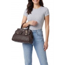 GUESS BLAKE LARGE SATCHEL ΤΣΑΝΤΑ ΓΥΝΑΙΚΕΙΑ BROWN