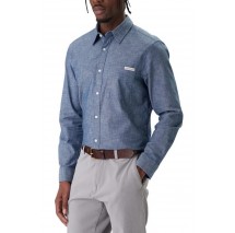 CALVIN KLEIN JEANS CHAMBRAY CLASSIC SHIRT ΠΟΥΚΑΜΙΣΟ ΑΝΔΡΙΚΟ BLUΕ DENIM