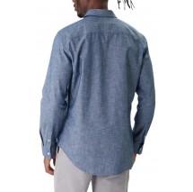 CALVIN KLEIN JEANS CHAMBRAY CLASSIC SHIRT ΠΟΥΚΑΜΙΣΟ ΑΝΔΡΙΚΟ BLUΕ DENIM