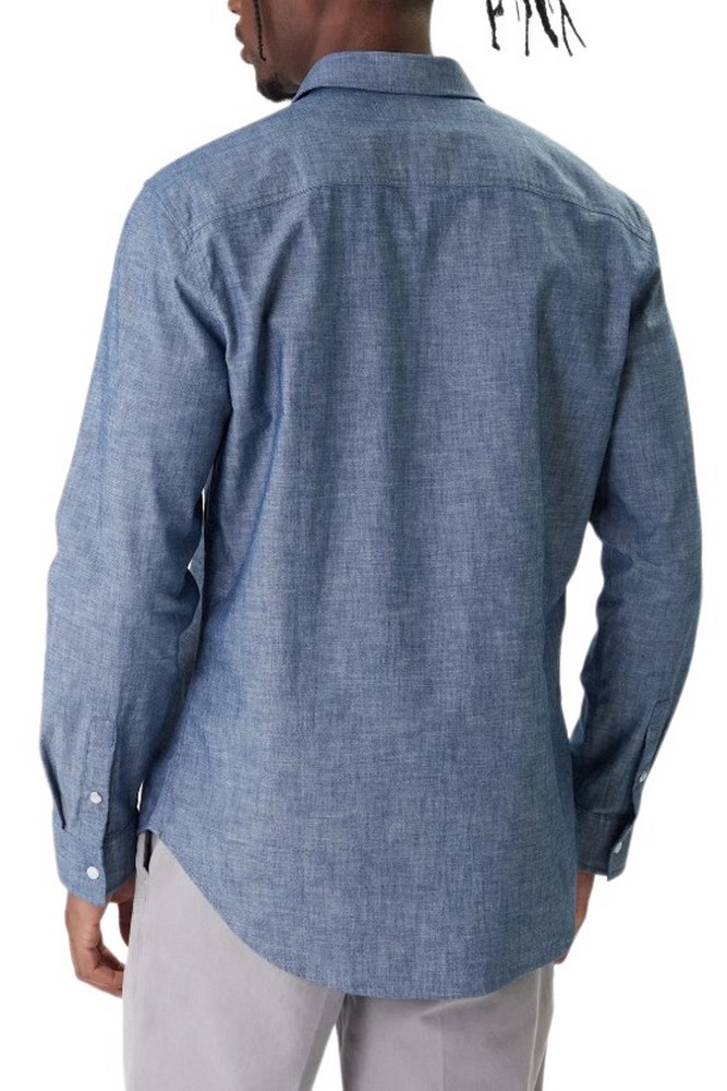 CALVIN KLEIN JEANS CHAMBRAY CLASSIC SHIRT ΠΟΥΚΑΜΙΣΟ ΑΝΔΡΙΚΟ BLUΕ DENIM