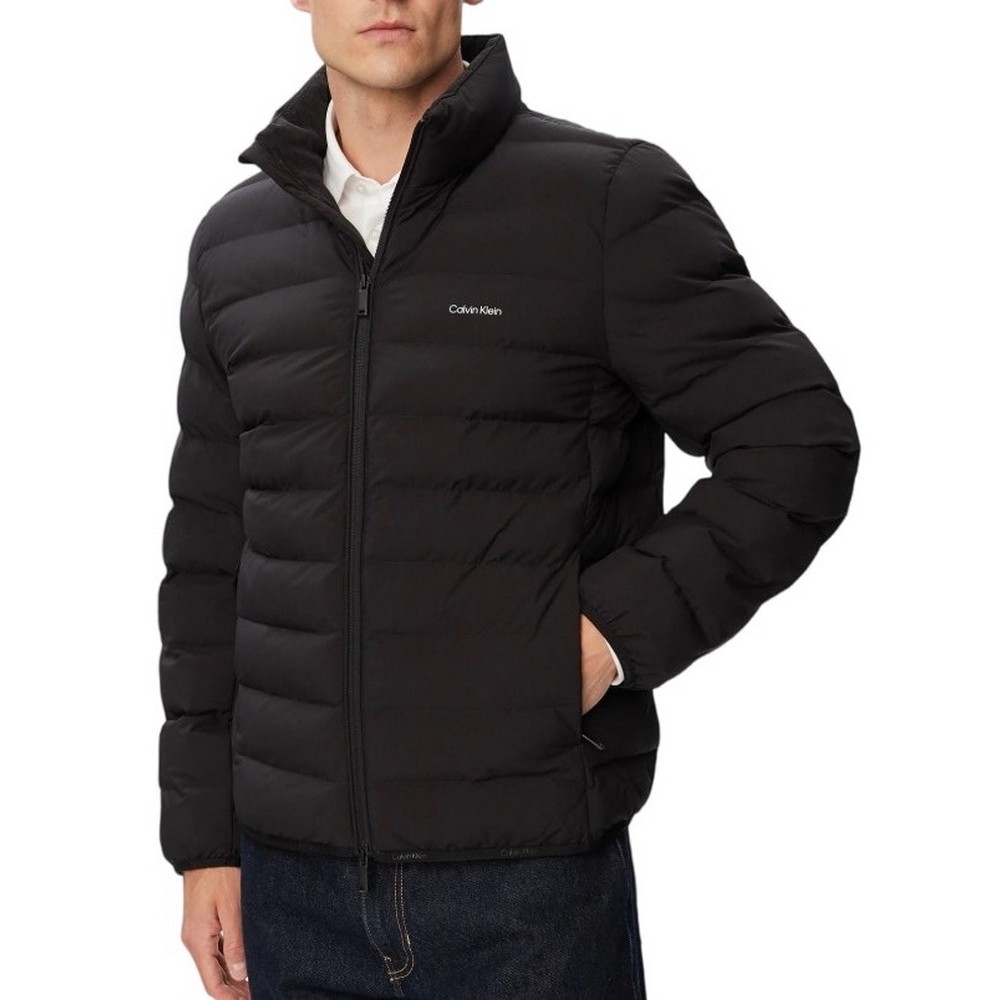 CALVIN KLEIN CLASSIC LTWT NYLON PUFFER JKT ΜΠΟΥΦΑΝ ΑΝΔΡΙΚΟ BLACK