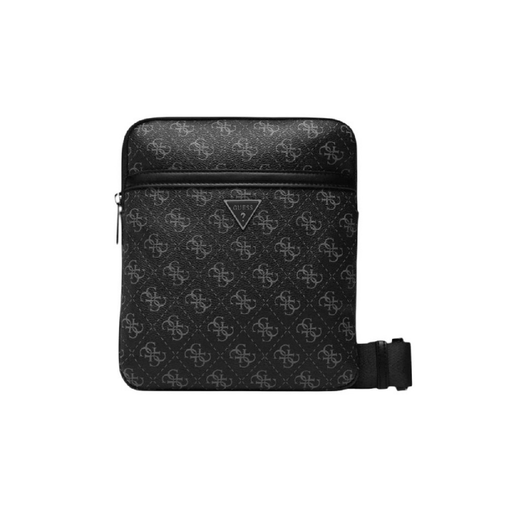 GUESS MILANO CROSSBODY FLAT HMEVZLP2223 ΤΣΑΝΤΑ ΑΝΔΡΙΚΗ BLACK/GREY