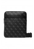 GUESS MILANO CROSSBODY FLAT HMEVZLP2223 ΤΣΑΝΤΑ ΑΝΔΡΙΚΗ BLACK/GREY