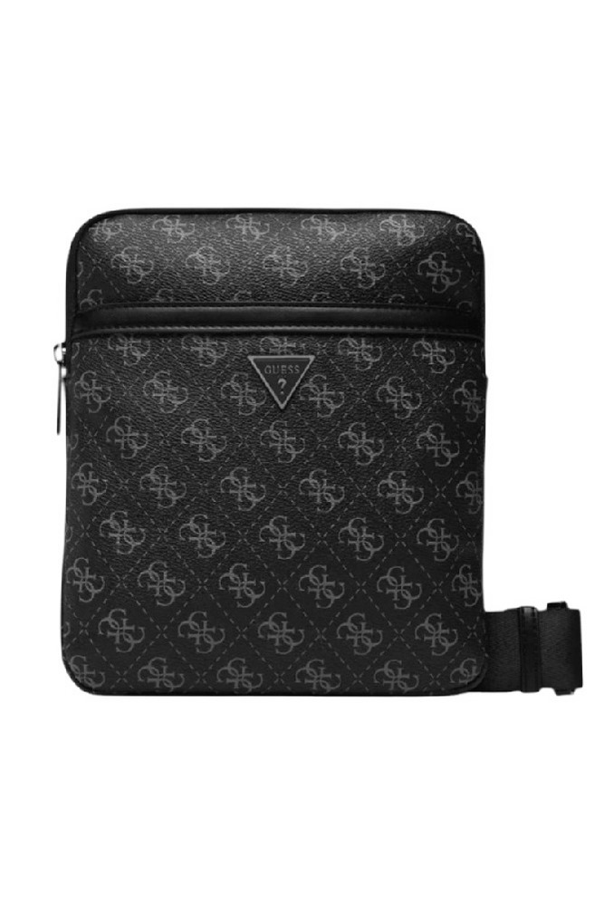 GUESS MILANO CROSSBODY FLAT HMEVZLP2223 ΤΣΑΝΤΑ ΑΝΔΡΙΚΗ BLACK/GREY